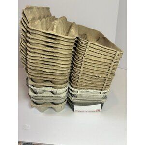 Lot of 20 - Paper Cardboard Egg Cartons Empty Holds 1 Dozen 20 Large Each Used